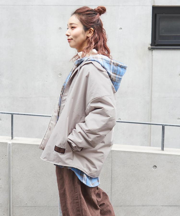 CUBE SUGAR(キューブシュガー) |【秋冬新作】エコダウン シャツ ブルゾン