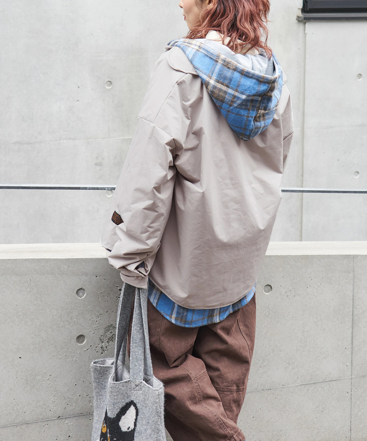 CUBE SUGAR(キューブシュガー) |【秋冬新作】エコダウン シャツ ブルゾン