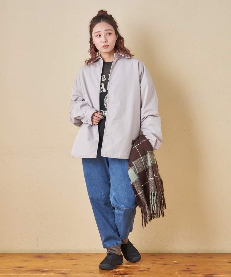 CUBE SUGAR(キューブシュガー) |【秋冬新作】エコダウン シャツ ブルゾン