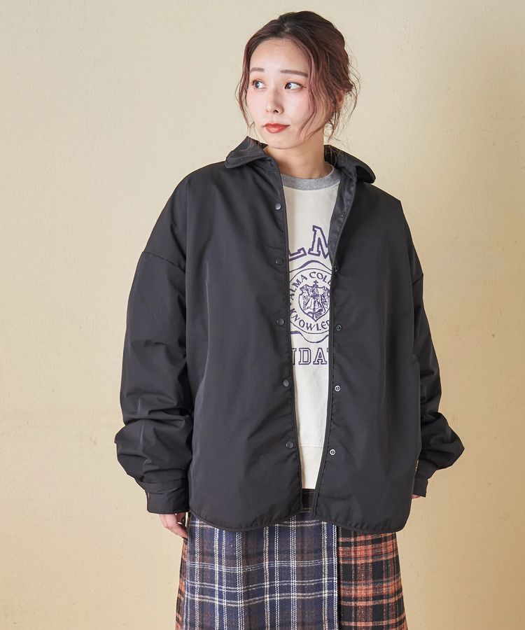 CUBE SUGAR(キューブシュガー) |【秋冬新作】エコダウン シャツ ブルゾン