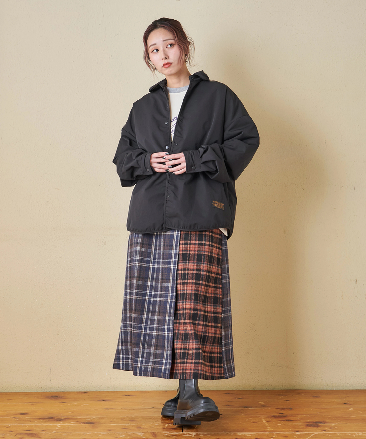 CUBE SUGAR(キューブシュガー) |【秋冬新作】エコダウン シャツ ブルゾン