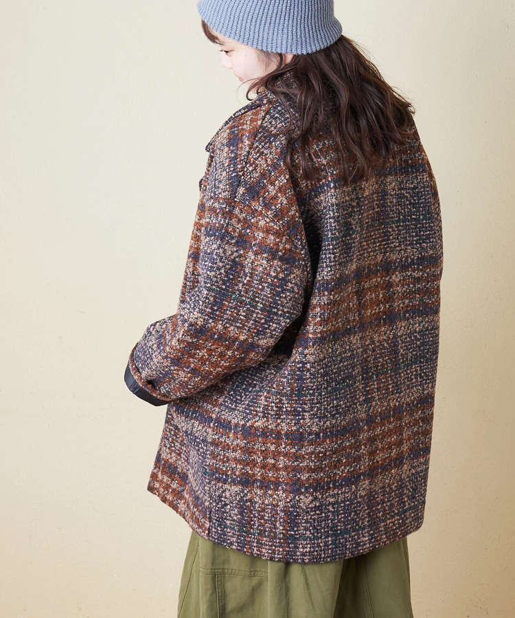 CUBE SUGAR(キューブシュガー) |【冬新作】ツイード チェック ダブルコート