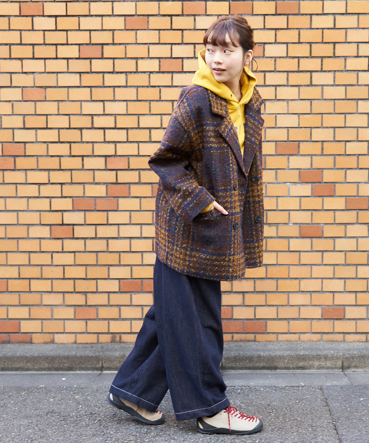 CUBE SUGAR(キューブシュガー) |【冬新作】ツイード チェック ダブルコート