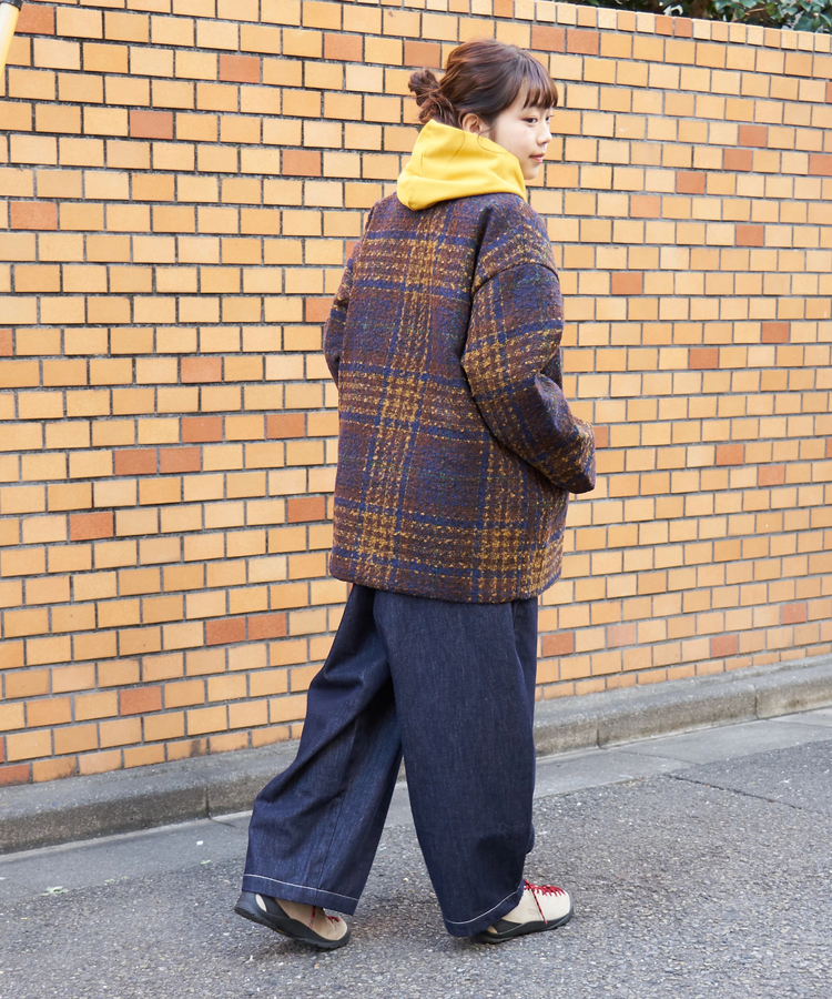 CUBE SUGAR(キューブシュガー) |【冬新作】ツイード チェック ダブルコート