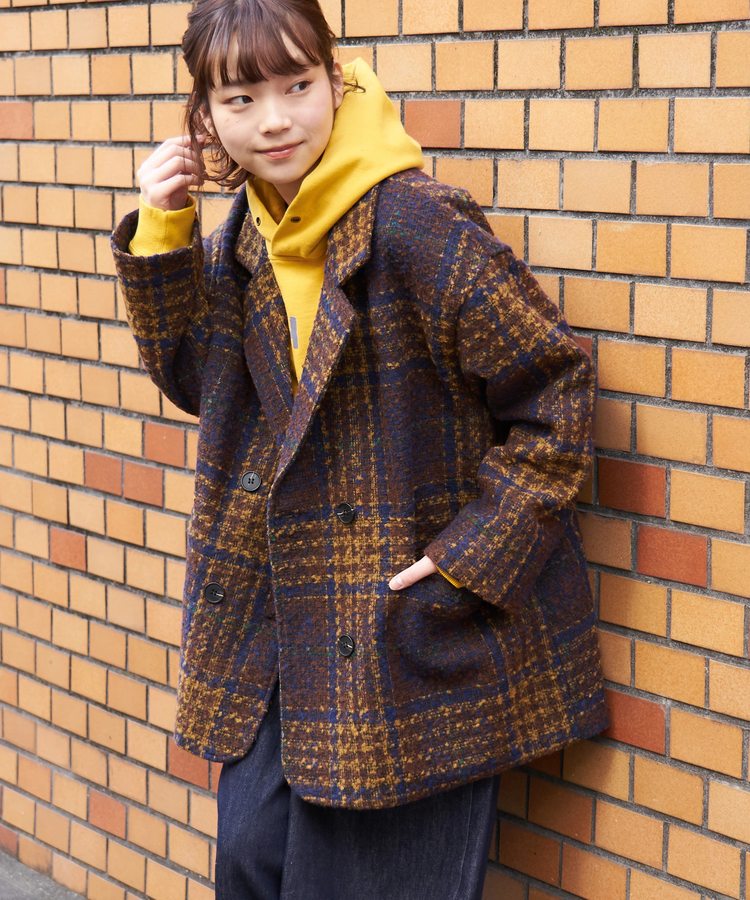 CUBE SUGAR(キューブシュガー) |【秋冬新作】パウダー加工 裏毛 パッチポケット プルオーバーパーカー