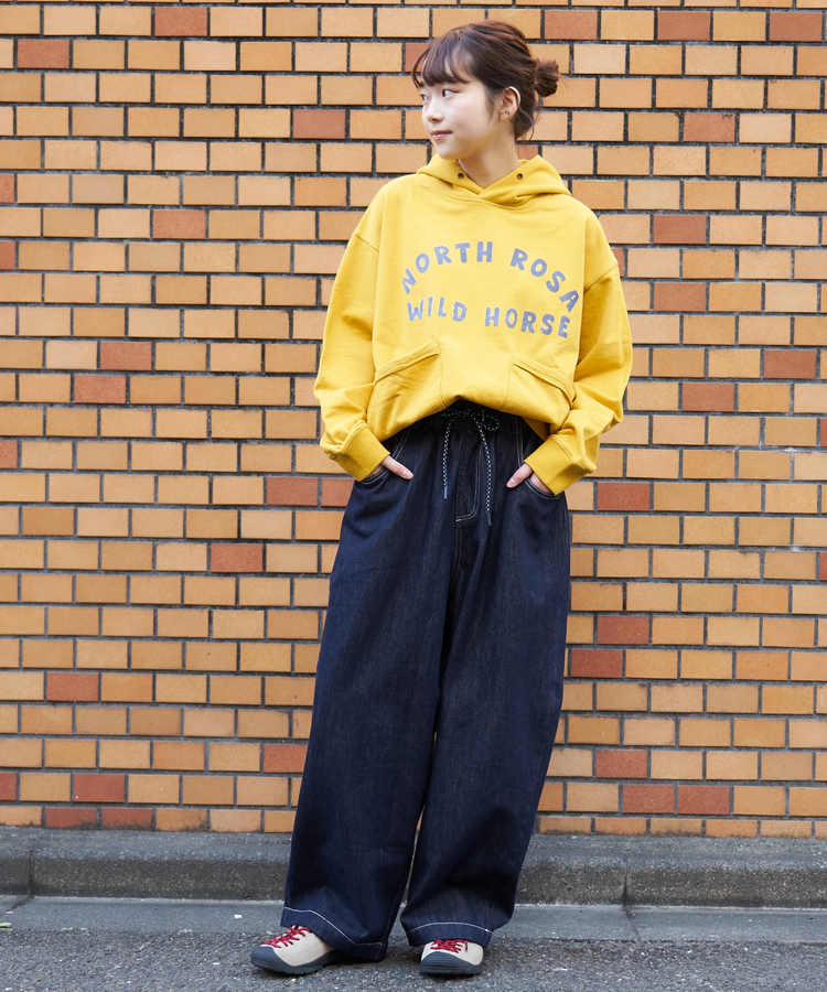 CUBE SUGAR(キューブシュガー) |【秋冬新作】パウダー加工 裏毛 パッチポケット プルオーバーパーカー