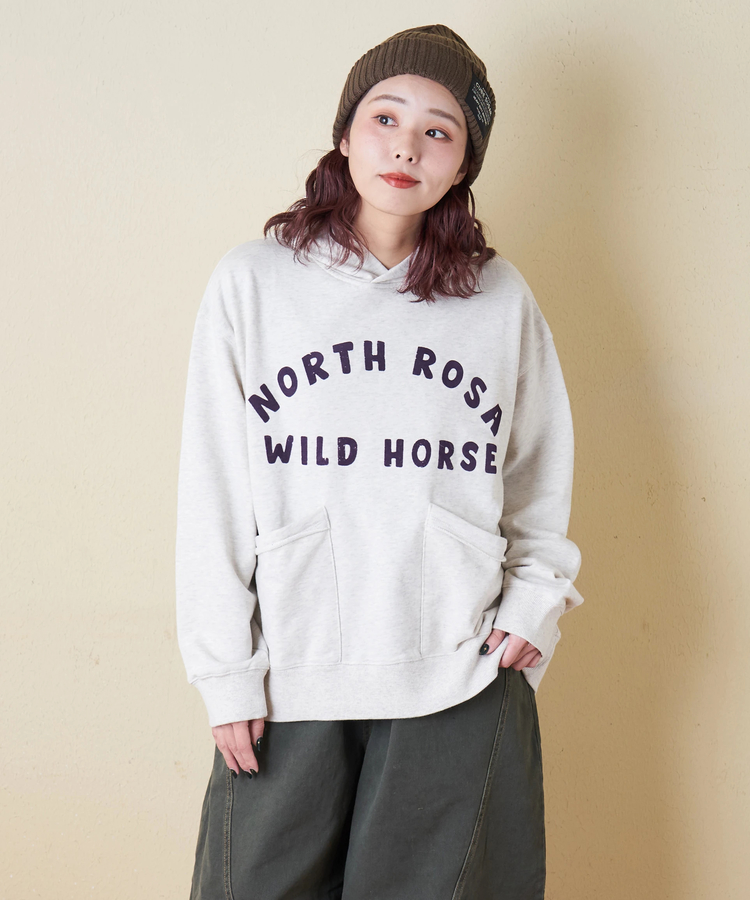 CUBE SUGAR(キューブシュガー) |【秋冬新作】パウダー加工 裏毛 パッチポケット プルオーバーパーカー