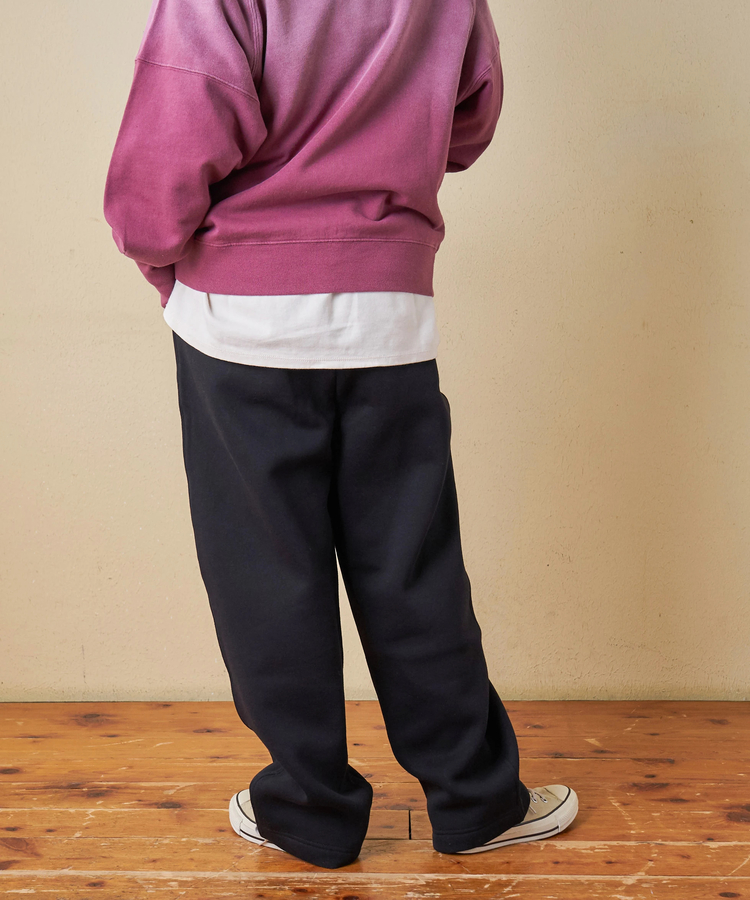 CUBE SUGAR(キューブシュガー) |【秋冬新作】CVC ガーゼ裏毛 裏起毛 スウェット カーヴィ パンツ