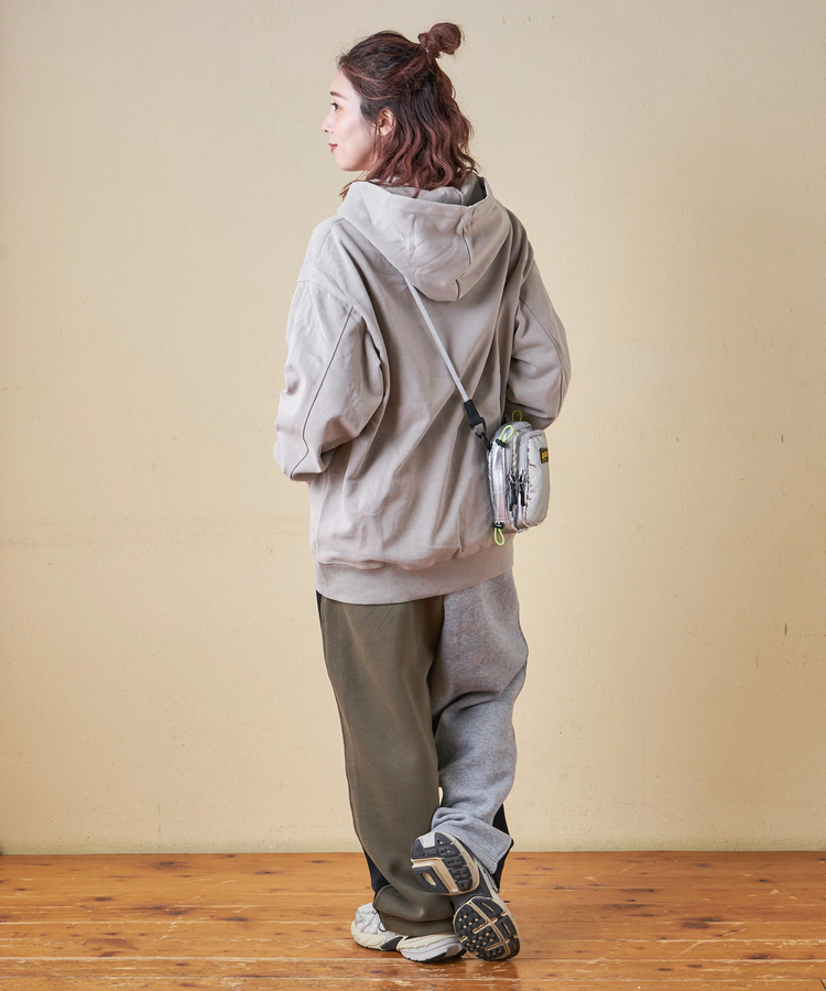 CUBE SUGAR(キューブシュガー) |【秋冬新作】CVC ガーゼ裏毛 裏起毛 スウェット カーヴィ パンツ