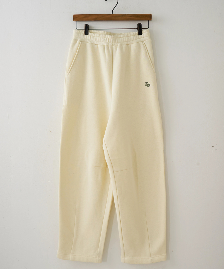 CUBE SUGAR(キューブシュガー) |【秋冬新作】CVC ガーゼ裏毛 裏起毛 スウェット カーヴィ パンツ