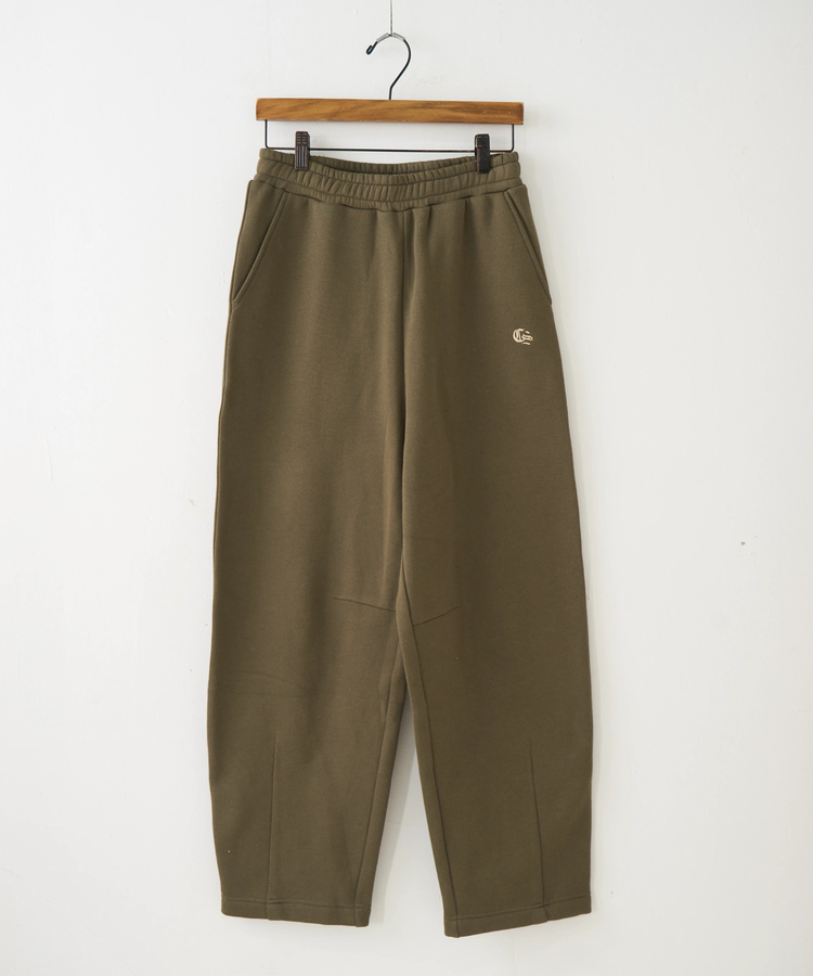 CUBE SUGAR(キューブシュガー) |【秋冬新作】CVC ガーゼ裏毛 裏起毛 スウェット カーヴィ パンツ