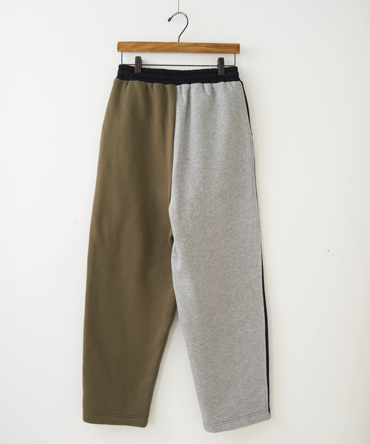 CUBE SUGAR(キューブシュガー) |【秋冬新作】CVC ガーゼ裏毛 裏起毛 スウェット カーヴィ パンツ