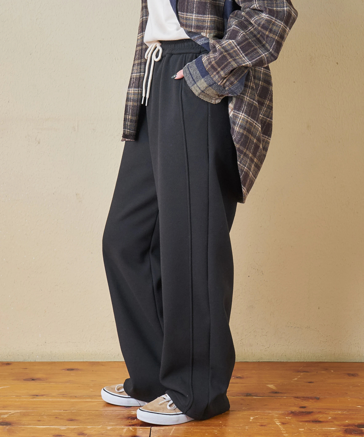 CUBE SUGAR(キューブシュガー) |【秋冬新作】裏フリース イージーパンツ