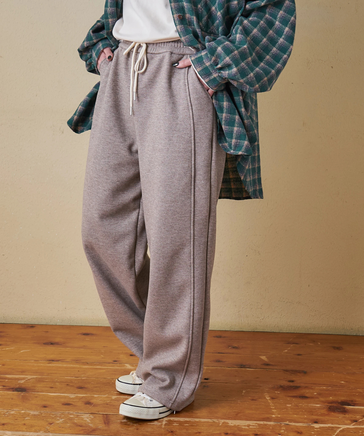 CUBE SUGAR(キューブシュガー) |【秋冬新作】裏フリース イージーパンツ