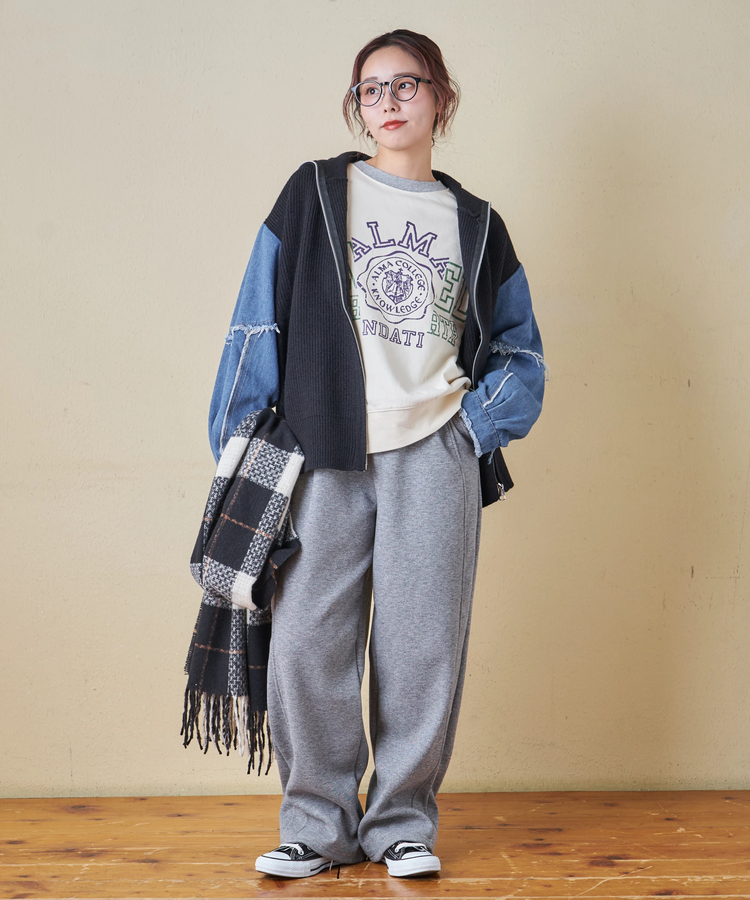 CUBE SUGAR(キューブシュガー) |【秋冬新作】裏フリース イージーパンツ