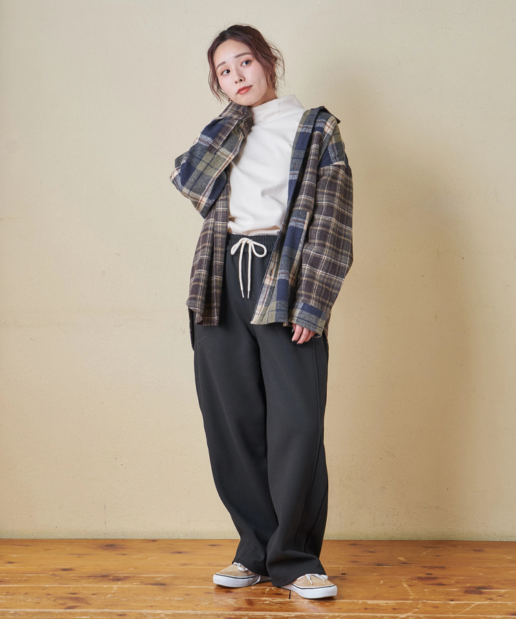 CUBE SUGAR(キューブシュガー) |【秋冬新作】裏フリース イージーパンツ