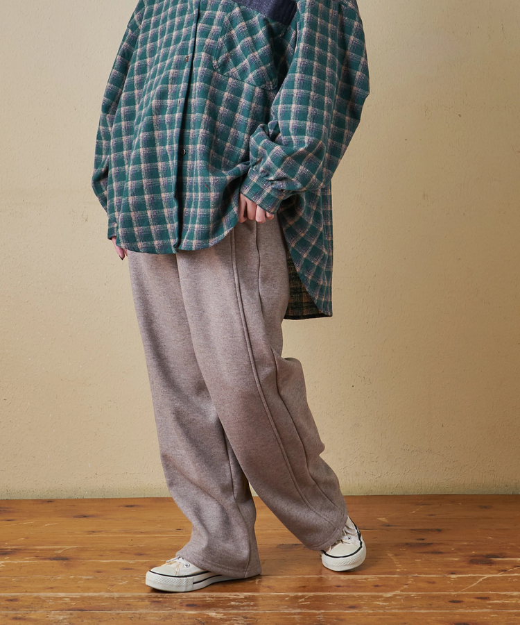 CUBE SUGAR(キューブシュガー) |【秋冬新作】裏フリース イージーパンツ