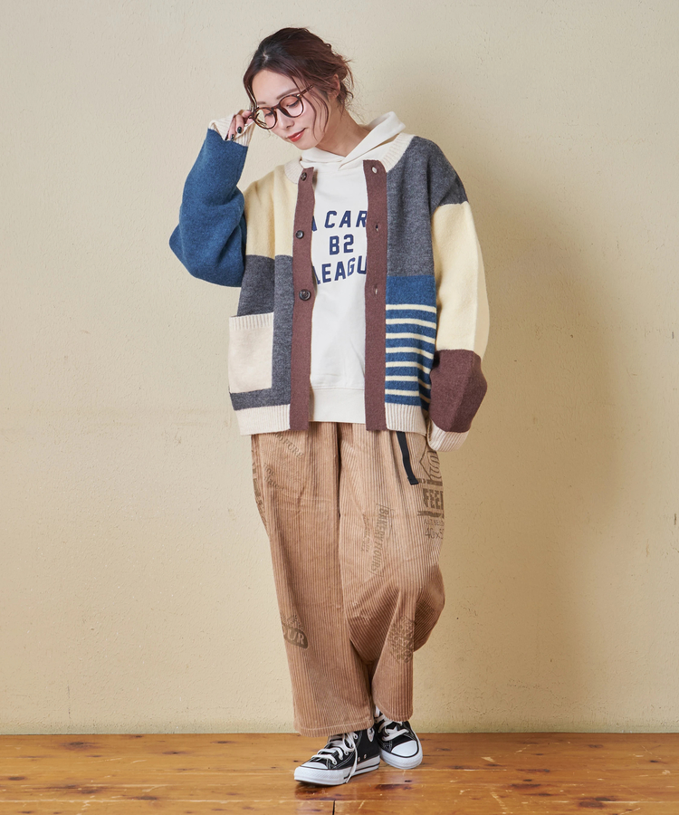 CUBE SUGAR(キューブシュガー) |【秋冬新作】アンチピリング ニット リバーシブル カーディガン