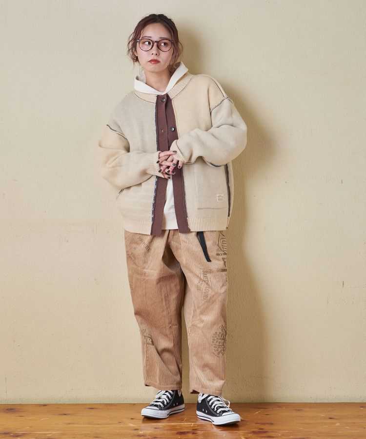 CUBE SUGAR(キューブシュガー) |【秋冬新作】アンチピリング ニット リバーシブル カーディガン