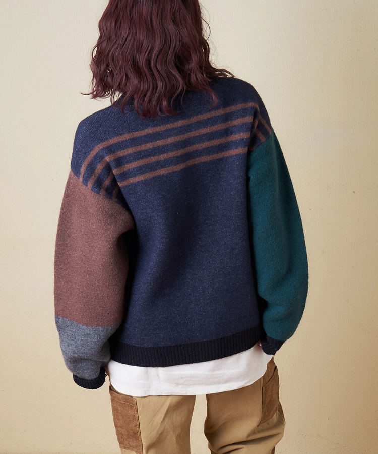 CUBE SUGAR(キューブシュガー) |【秋冬新作】アンチピリング ニット リバーシブル カーディガン