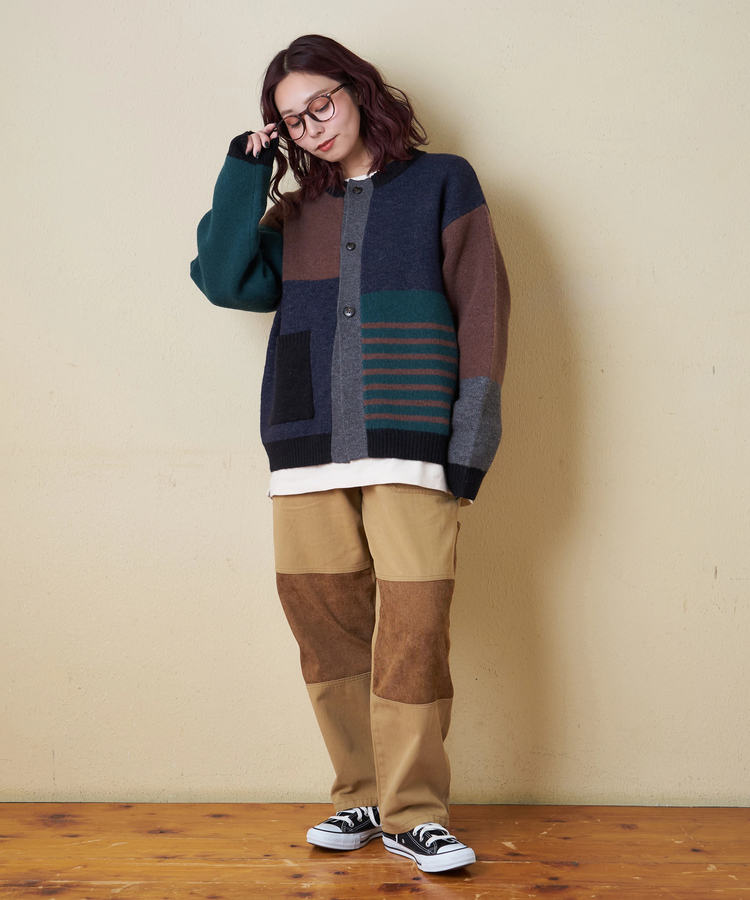 CUBE SUGAR(キューブシュガー) |【秋冬新作】アンチピリング ニット リバーシブル カーディガン