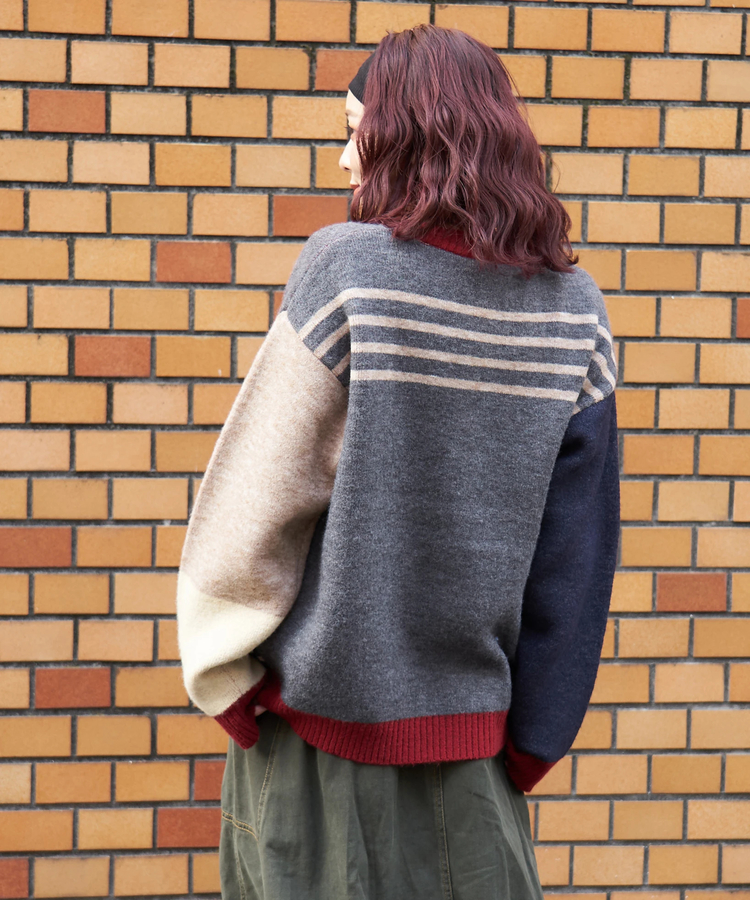 CUBE SUGAR(キューブシュガー) |【秋冬新作】アンチピリング ニット リバーシブル カーディガン