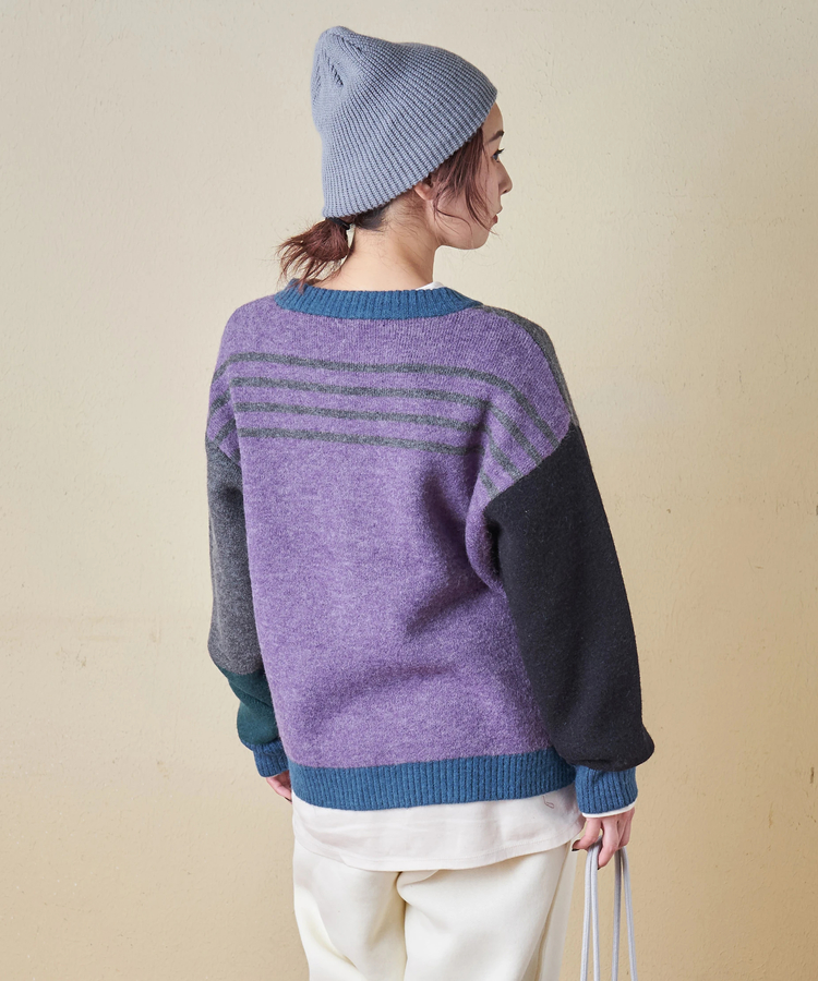 CUBE SUGAR(キューブシュガー) |【秋冬新作】アンチピリング ニット リバーシブル カーディガン