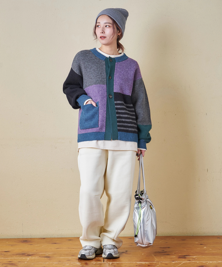 CUBE SUGAR(キューブシュガー) |【秋冬新作】アンチピリング ニット リバーシブル カーディガン