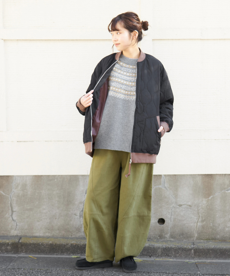 CUBE SUGAR(キューブシュガー) |【冬新作】求心 ニット ラグラン プルオーバー