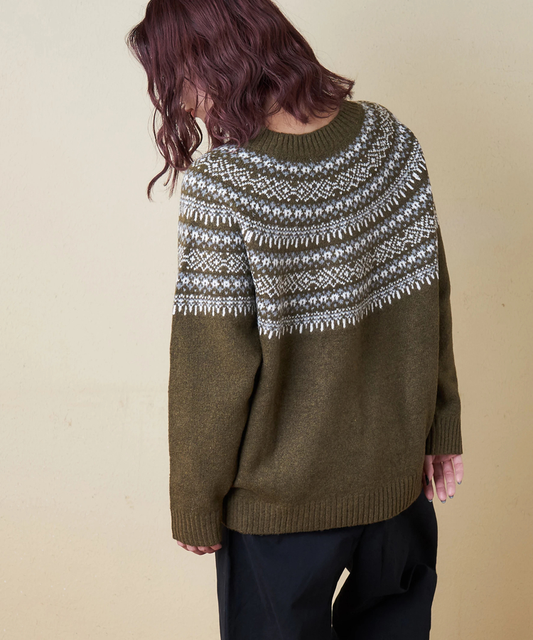 CUBE SUGAR(キューブシュガー) |【冬新作】求心 ニット ラグラン プルオーバー