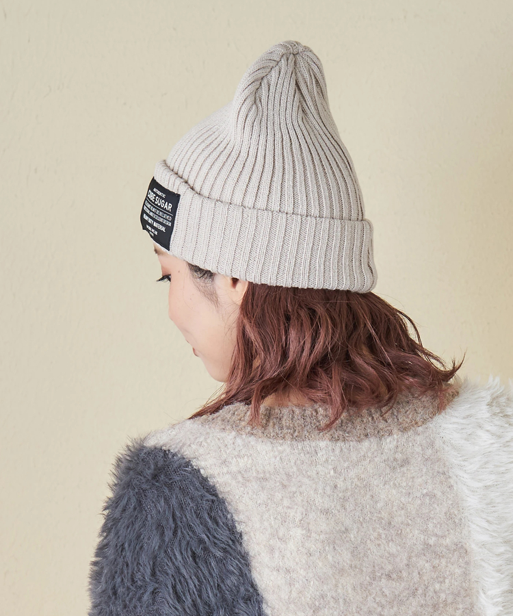 CUBE SUGAR(キューブシュガー) |【秋冬新作】リブ編み ニット キャップ