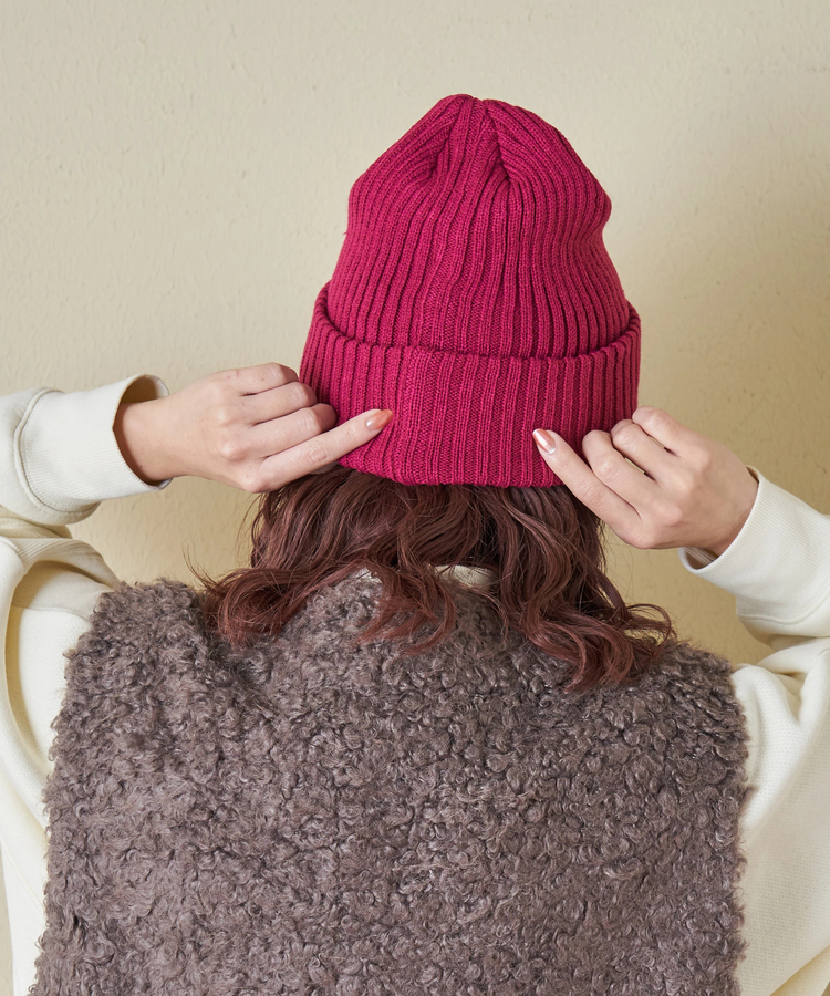 CUBE SUGAR(キューブシュガー) |【秋冬新作】リブ編み ニット キャップ