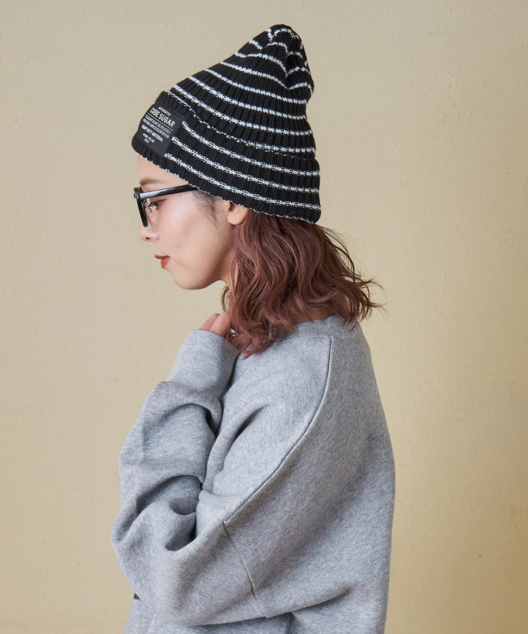 CUBE SUGAR(キューブシュガー) |【秋冬新作】リブ編み ニット キャップ