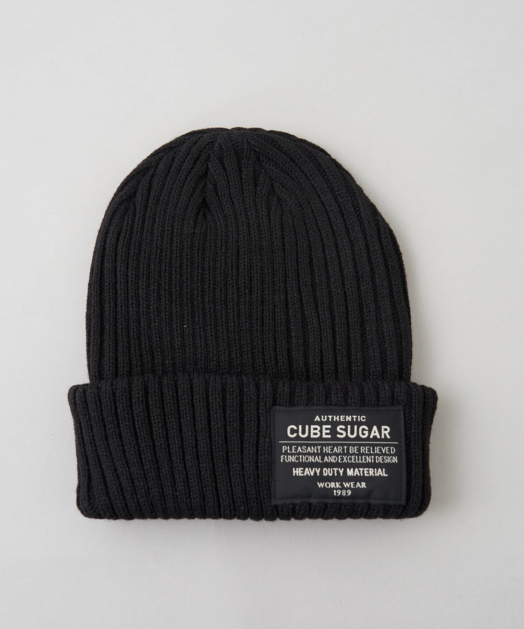 CUBE SUGAR(キューブシュガー) |【秋冬新作】リブ編み ニット キャップ