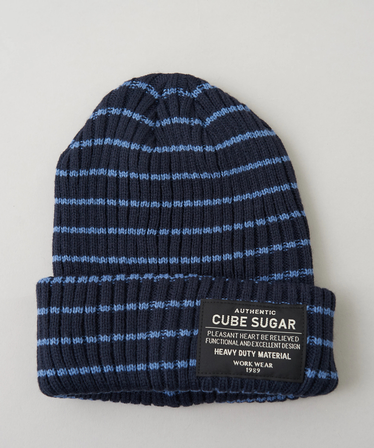 CUBE SUGAR(キューブシュガー) |【秋冬新作】リブ編み ニット キャップ