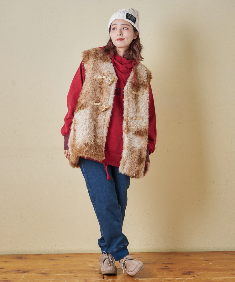 CUBE SUGAR(キューブシュガー) |【秋冬新作】ケーブル編み ニット キャップ