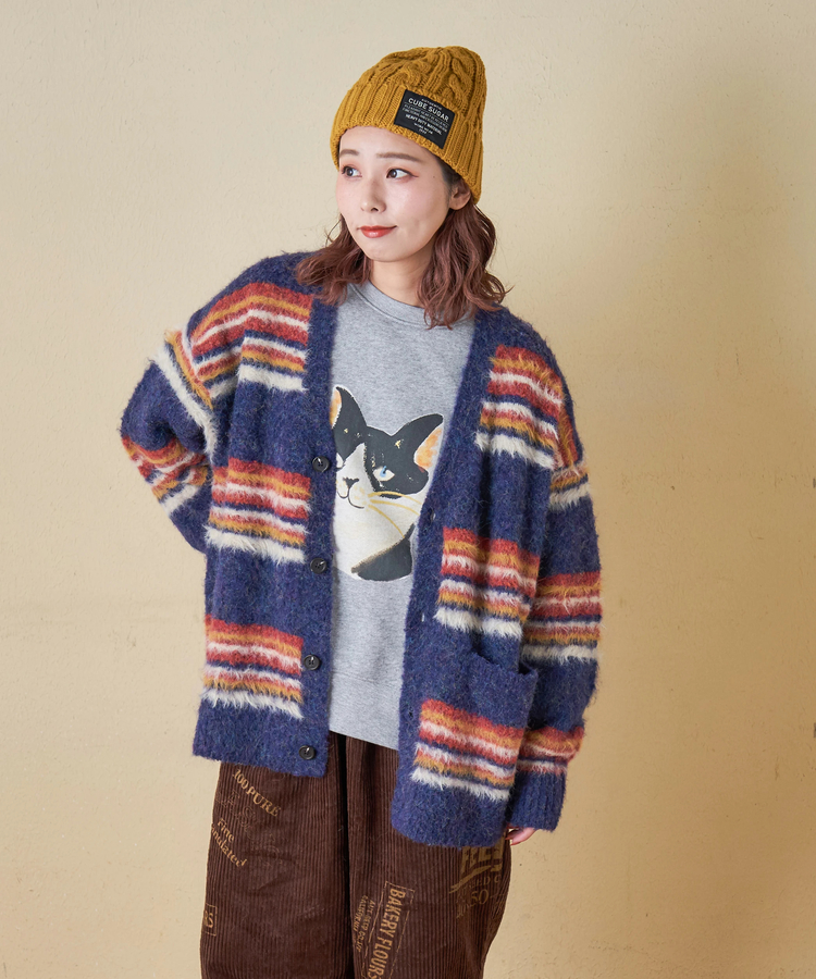 CUBE SUGAR(キューブシュガー) |【秋冬新作】ケーブル編み ニット キャップ