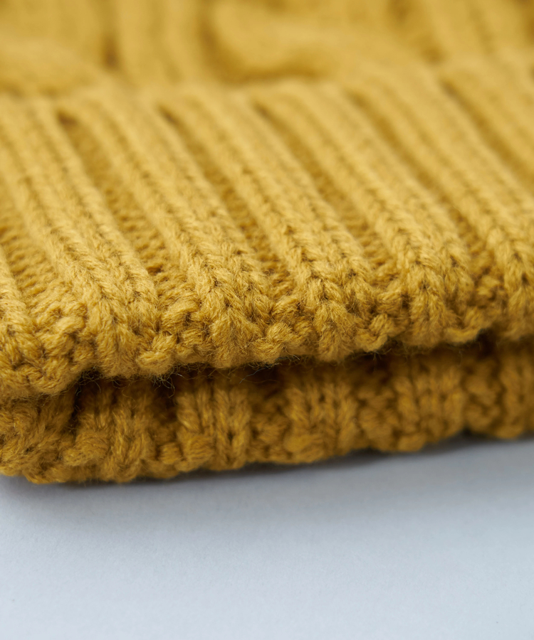 CUBE SUGAR(キューブシュガー) |【秋冬新作】ケーブル編み ニット キャップ