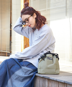 【春新作8%分ポイントバック】ナイロン 巾着 ショルダーバッグ