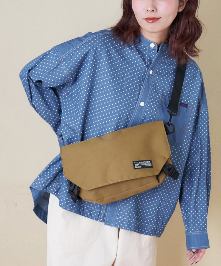 CUBE SUGAR(キューブシュガー) |【春新作8%分ポイントバック】ナイロン ミニ メッセンジャーバッグ