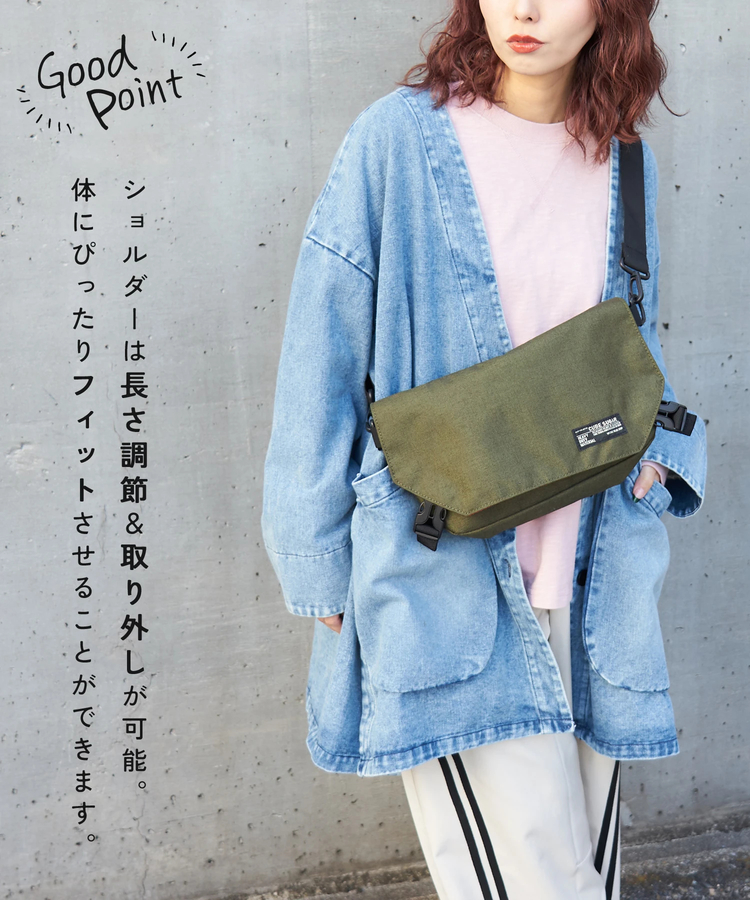 CUBE SUGAR(キューブシュガー) |【春新作8%分ポイントバック】ナイロン ミニ メッセンジャーバッグ