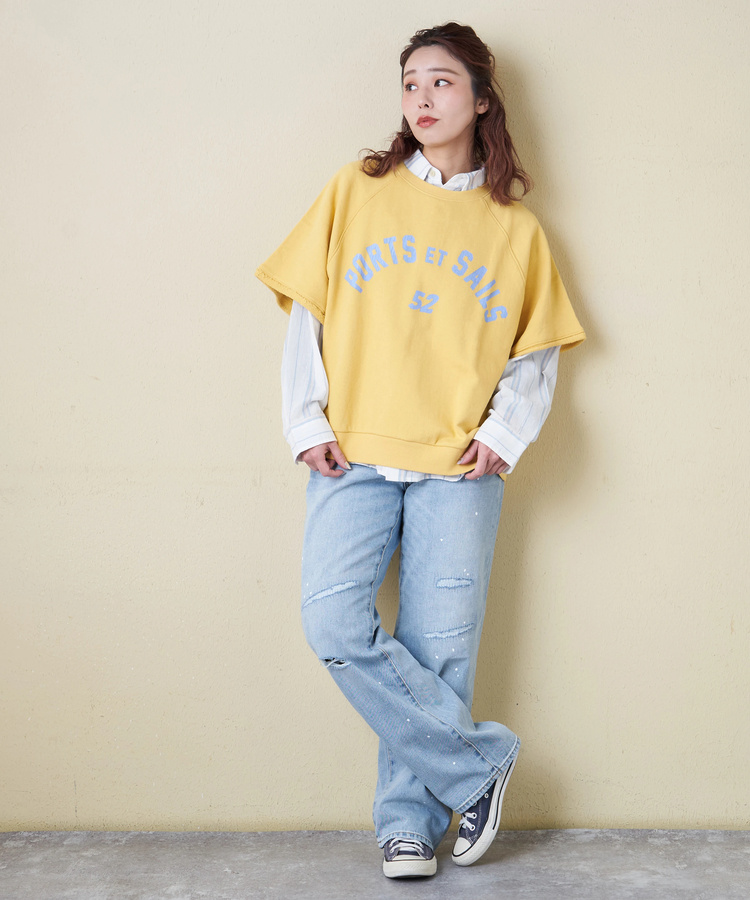 CUBE SUGAR(キューブシュガー) |【春新作8%分ポイントバック】ストライプ レギュラーシャツ