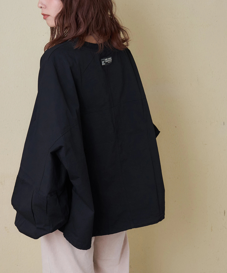 CUBE SUGAR(キューブシュガー) |【春新作】リブ使い ドルマン プルオーバーシャツ