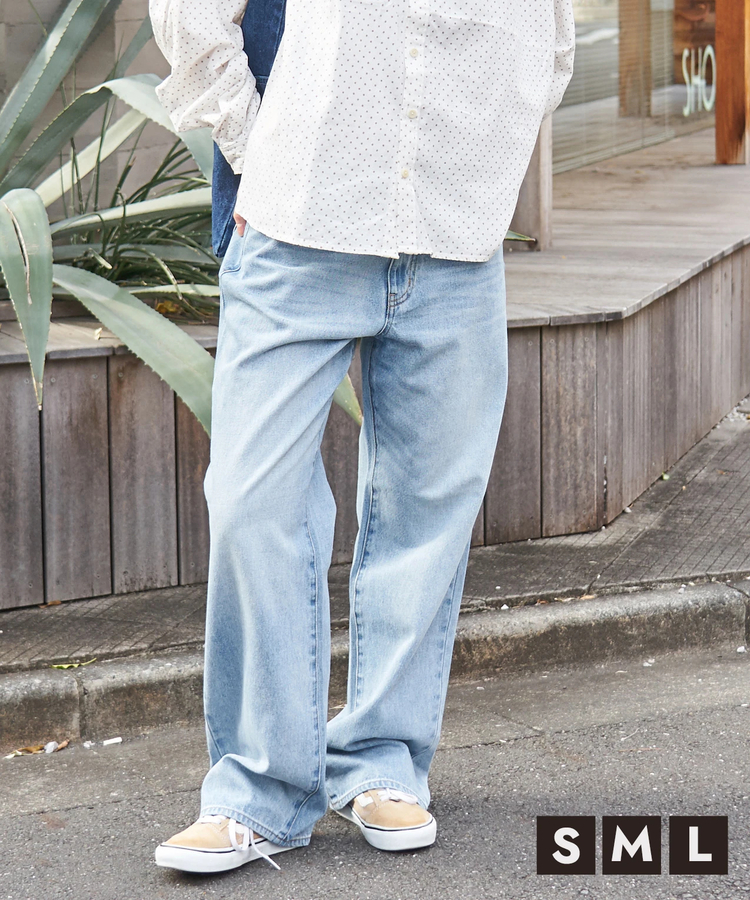 CUBE SUGAR(キューブシュガー) |【春新作8%分ポイントバック】10オンス デニム ストレート パンツ