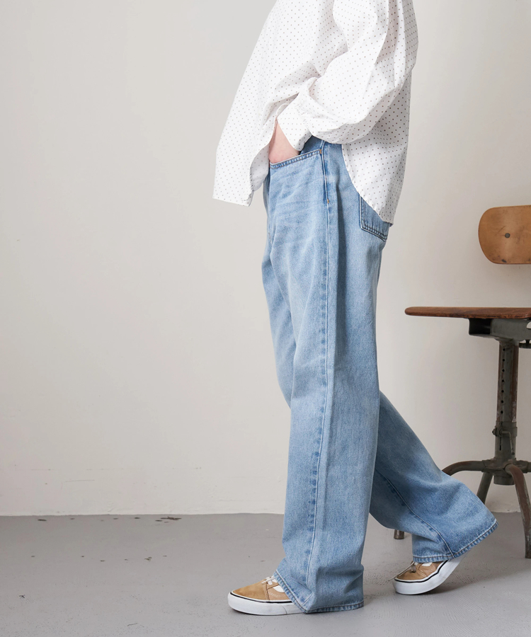 CUBE SUGAR(キューブシュガー) |【春新作8%分ポイントバック】10オンス デニム ストレート パンツ