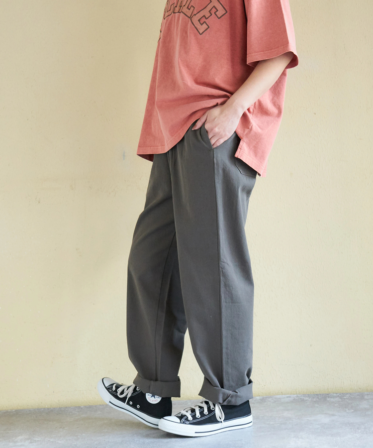 CUBE SUGAR(キューブシュガー) |【春新作】コットン ツイル エブリデイパンツ