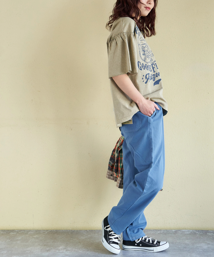 CUBE SUGAR(キューブシュガー) |【春新作】コットン ツイル エブリデイパンツ