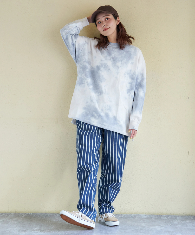 CUBE SUGAR(キューブシュガー) |【春新作】ヒッコリー エブリデイ パンツ