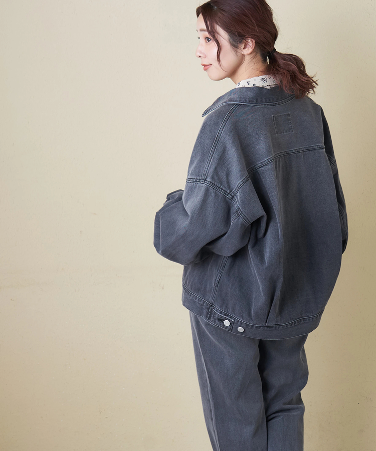 CUBE SUGAR(キューブシュガー) |【春新作8%分ポイントバック】パフスリーブ デニム ジャケット