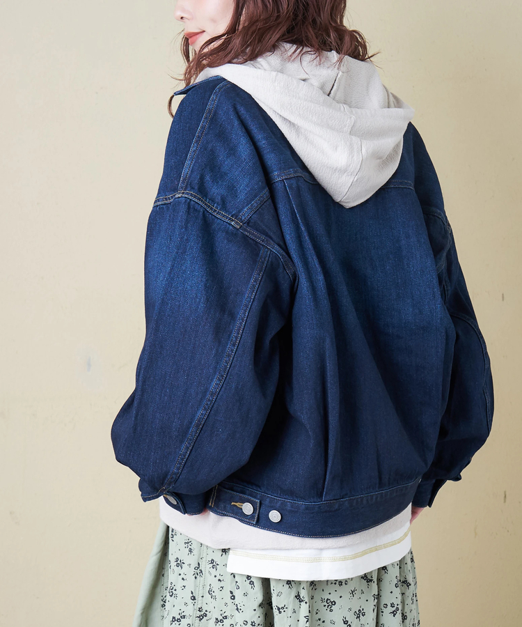 CUBE SUGAR(キューブシュガー) |【春新作8%分ポイントバック】パフスリーブ デニム ジャケット